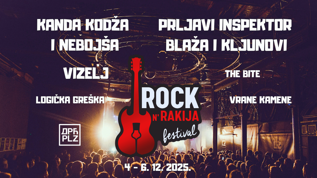 KKN, Vizelj i Blaža at the third ROCK N‘ RAKIJA festival at Dorćol Platz