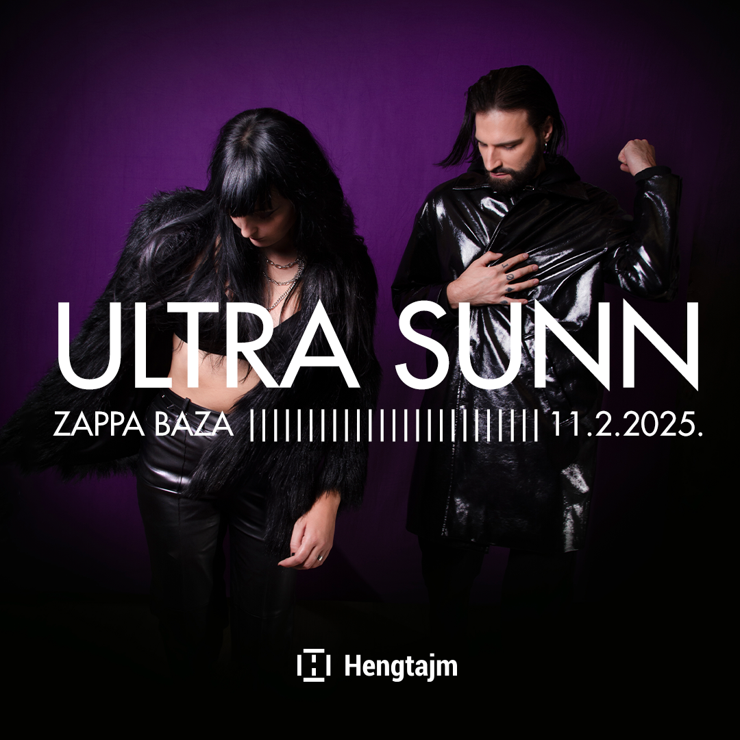 Darkwave duo ULTRA SUNN 11. veljače u Zappa Bazi a 12. u Močvari!