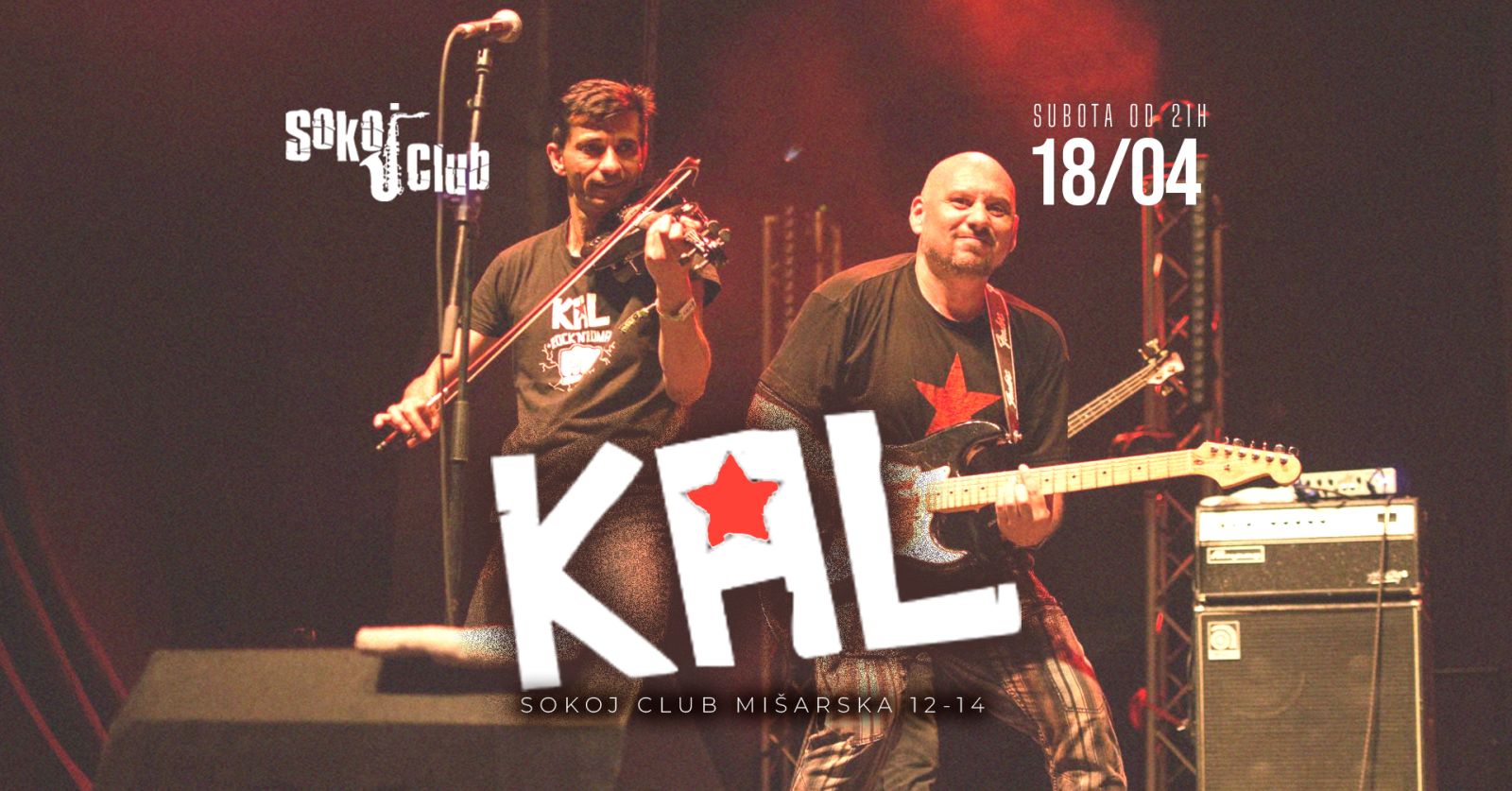 Grupa KAL s novim pjesmama u SOKOJ Klubu