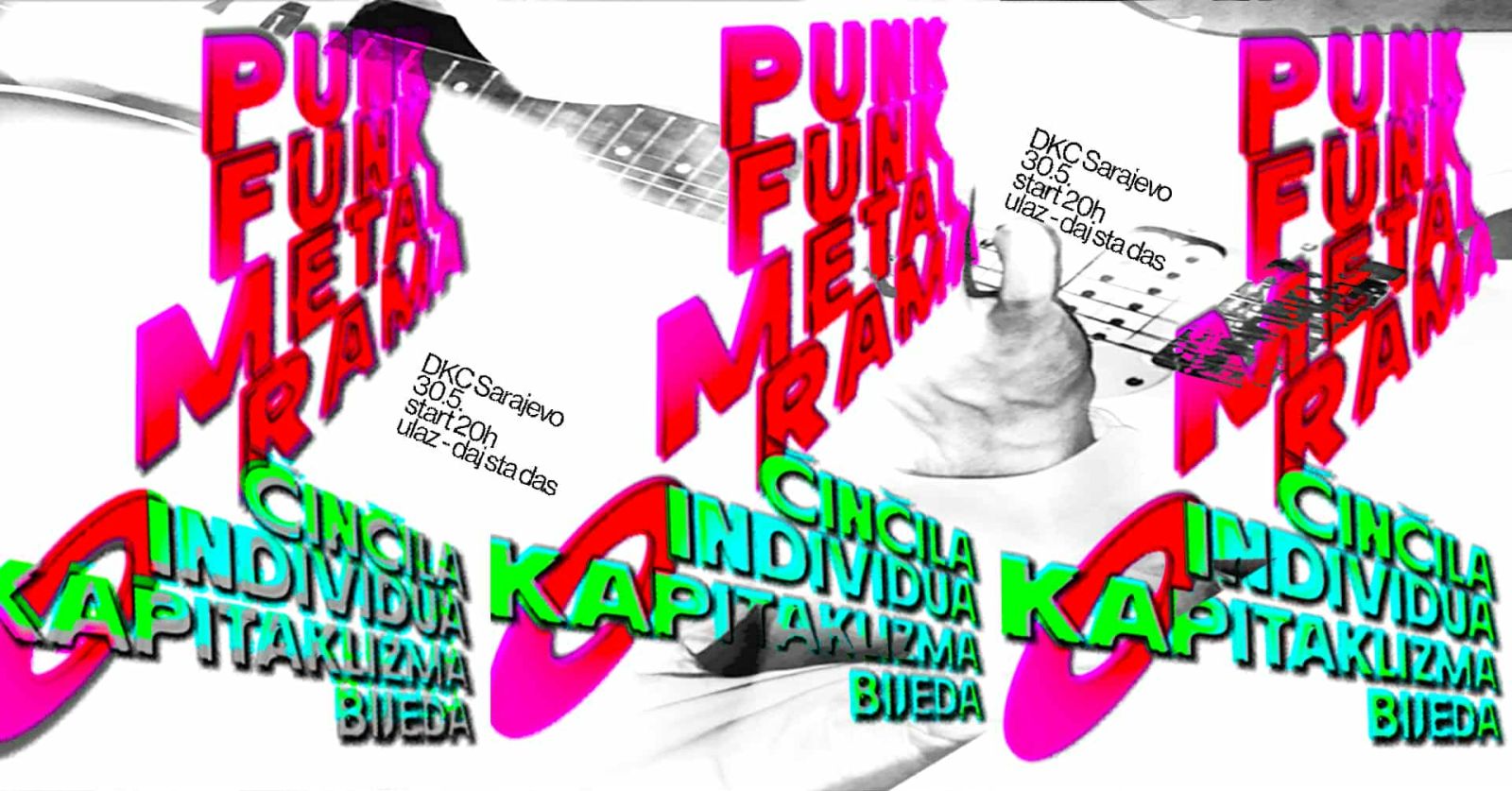  "Punk-Funk-Metal-o-Rama vol. 2" - concert in support of the independent alternative scene in Sarajevo!