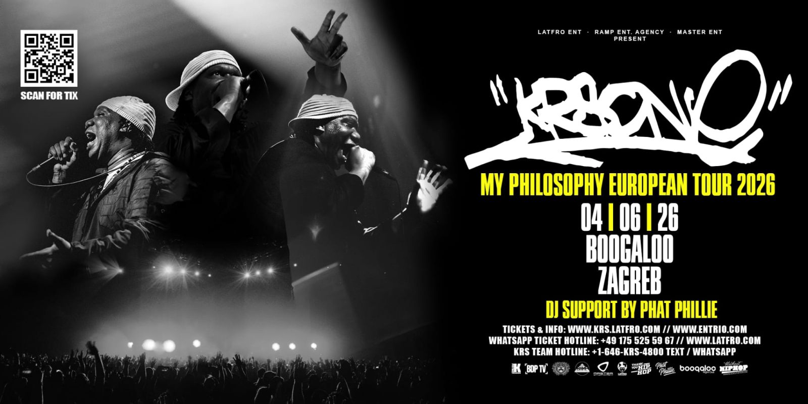  Hip-hop legenda KRS-One dolazi u zagrebački Boogaloo početkom lipnja!