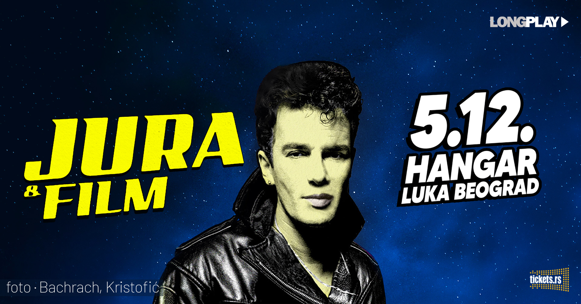 Jura Stublić and Film on December 5 at the Belgrade Hangar